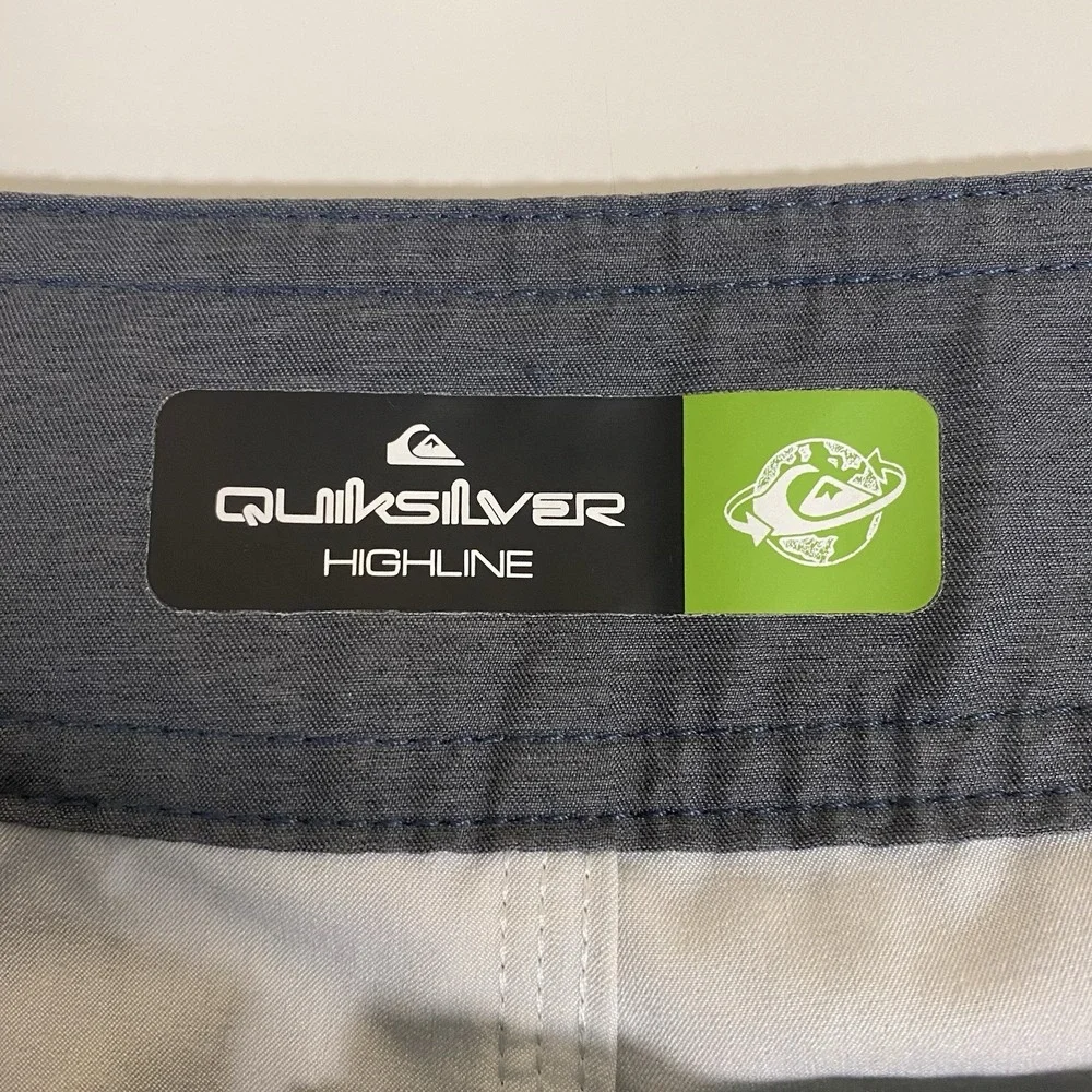 Quicksilver Highline Board Shorts Mens Sz 30 Surfsilk  Blue‎  4 Way Stretch Swim